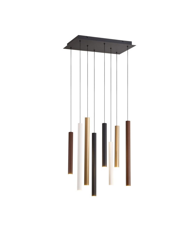 CALA * LÁMPARA BASE CUADRADA 8L LED COLANTES - VARIADO